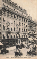 Paris * 1er 2ème * Hôtel Westminster , Rue De La Paix * Automobile Voiture Ancienne - Bar, Alberghi, Ristoranti