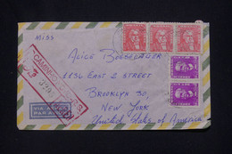 BRESIL - Enveloppe En Recommandé Pour Les USA En 1962 - L 139671 - Brieven En Documenten