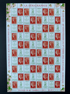 France 2010 N° 4463 à 4464 - Planche Feuille Entière Offset Sérigraphie Fraise Cheffer Beaujard Salon 40 Ans Boulazac - Ongebruikt