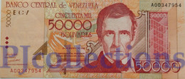VENEZUELA 50000 BOLIVARES 1998 PICK 83 AU/UNC - Venezuela
