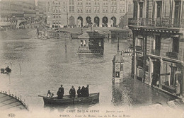 Paris * 8ème * Inondations Janvier 1910 * Cours De Rome , Vue De La Rue De Rome * Crue De La Seine Catastrophe - Alluvioni Del 1910