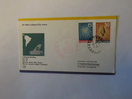 SENEGAL AIRMAIL COVER BUENOS AIRES - SAO PAULO - RIO DE JANEIRO - DAKAR - FRANKRURT TO GERMANY 1975 - Sénégal (1960-...)