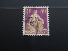 SUISSE 1907 Type II Perforé - Perfins