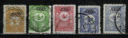 Turkiye Journaux 1901 Yv. 17/21 (2 Scans) - Newspaper Stamps