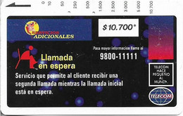 Colombia - Telecom (Tamura) - Llamada En Espera 2, 10.700$Cp, 10.000ex, Used - Colombie