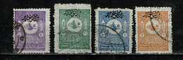 Turkiye Journaux 1901 Yv. 23/24, 26/27 (2 Scans) - Timbres Pour Journaux