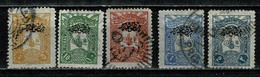 Turkiye Journaux 1905 Yv. 29/33 (2 Scans) - Timbres Pour Journaux