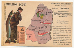 CPA - HAUT-RHIN - Publicitaire ÉMULSION SCOTT - Département Du Haut-Rhin - Other & Unclassified
