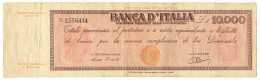 10000 LIRE FALSO D'EPOCA TITOLO PROVVISORIO TESTINA REPUBBLICA IT 08/04/1947 QBB - [ 8] Vals En Specimen