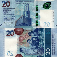 HONG KONG - SCB         20 Dollars        P-W302       1.1.2018 (2020)      UNC - Hongkong