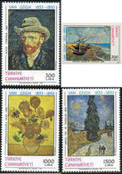 120319 MNH TURQUIA 1990 CENTENARIO DE LA MUERTE DE VINCENT VAN GOGH - Collections, Lots & Séries