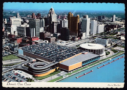 United States USA 1979 / Michigan Detroit's Civic Center / Cobo  Hall, Convention Arena / Panorama - Detroit