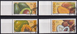 MiNr. 82 - 85 Südafrika, Venda 1983, 26. Okt. Früchte - Sauber Gestempelt - Venda