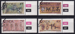 MiNr. 86 - 89 Südafrika, Venda 1984, 17. Febr. Geschichte Der Schrift (III) - Sauber Gestempelt - Venda