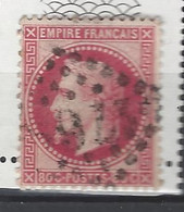 FRANCE 1867 TIMBRE  32a  NAPOLEON III LEGENDE EMPIRE FRANC - 1863-1870 Napoléon III Lauré