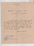 Baccalauréat Lyon 1959 Delair - Diplome Und Schulzeugnisse