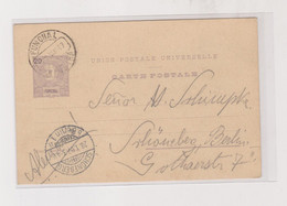 PORTUGAL FUNCHAL  MADEIRA 1907 Postal Stationery To Germany - Funchal