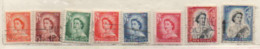 Neuseeland 1953/54 Elisabeth II 8 Marken Siehe Bild/Beschreibung Gestempelt, New Zealand Used - Oblitérés