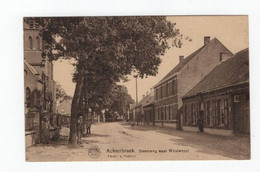 2 Oude Postkaarten Achterbroeck  Achterbroek  Steenweg Naar Westwezel  Wustwezel   De Molen - Kalmthout