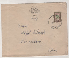 TURKEY,TURKEI,TURQUIE ,IZMIR ,ODEMIS ,SCHOOL COVER ,1970 - Lettres & Documents