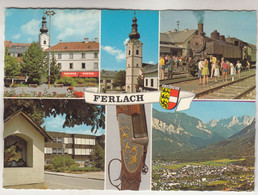 C4551) FERLACH - Kärnten - Die Stadt Der BÜCHSENMACHER - ZUG - Dampflok - Kirche - Waffe Materl - Ferlach