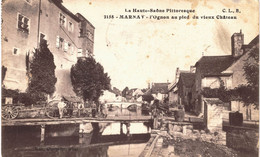 Carte POSTALE  Ancienne De MARNAY - L'Ognon Au Pied Du Vieux Château - Marnay