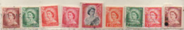 Neuseeland 1953/58Elisabeth II 9 Marken Siehe Bild/Beschreibung Gestempelt, New Zealand Used - Oblitérés