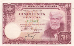 CRBS0656 BILLETE ESPAÑA 50 PESETAS 1951 SIN SERIE MBC+ - 50 Pesetas