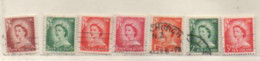 Neuseeland 1953/58Elisabeth II 7 Marken Siehe Bild/Beschreibung Gestempelt, New Zealand Used - Used Stamps