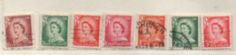 Neuseeland 1953/58Elisabeth II 7 Marken Siehe Bild/Beschreibung Gestempelt, New Zealand Used - Gebraucht