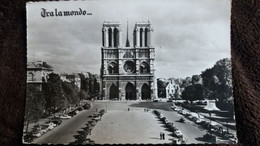 CPM ESPERANTO PARIS NOTRE DAME CATHEDRALE PARIZO  CEFKATEDRALO VAGANTE TRA PARIZO 1970 YVON - Esperanto