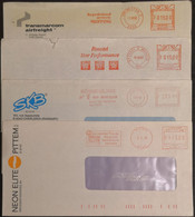 4 Different  Cover / Letter / Lettre / Enveloppe - Meter EMA Freistempel - 1980-99