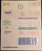 4 Different  Cover / Letter / Lettre / Enveloppe - Meter EMA Freistempel - 1980-1999