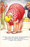 Fantaisies - Humour - Femme Faisant De L'exercice - Edit. Bamforth - Colorisé - Carte Postale Ancienne - Otros & Sin Clasificación