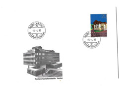 Bureau De Poste De Vaduz. - Lettres & Documents