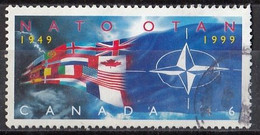 CANADA 1876,used,falc Hinged,Nato - OTAN