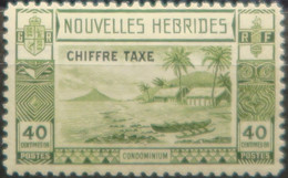 LP3844/2110 - 1938 - NOUVELLES HEBRIDES - TIMBRES TAXE - N°14 NEUF* - Cote (2017) : 18,00 € - Portomarken