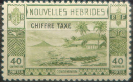 LP3844/2110 - 1938 - NOUVELLES HEBRIDES - TIMBRES TAXE - N°14 NEUF* - Cote (2017) : 18,00 € - Impuestos