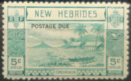 LP3844/2111 - 1938 - NOUVELLES HEBRIDES - TIMBRES TAXE - N°16 NEUF* - Cote (2017) : 14,00 € - Segnatasse