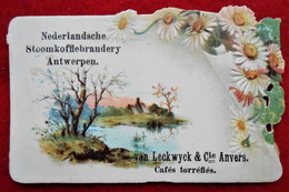 Chromo Publicité Van Leckwyck Et Cie, Nederlandsche Stoomkoffiebrandery Antwerpen - Cafés Torréfiés - Tea & Coffee Manufacturers