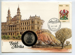 LETTERA UNITED NATIONS SUD AFRICA SOUTH SUID CASTLE CASTELLO MONETA FLORA - Afrique Du Sud