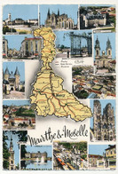 CPM - MEURTHE ET MOSELLE - Carte Du Département De Meurthe Et Moselle - Vues Des Localités - Autres & Non Classés
