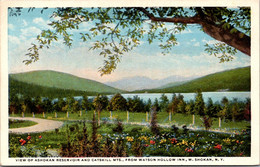 New York West Shokan View Of Ashokan Reservoir And Catskill Mountains Curteich - Catskills