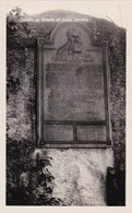 New York Adirondacks Tablet At Grave Of John Brown Real Photo - Adirondack