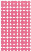 Punkte Kreise Pink Aufkleber / Dots Circle Sticker A4 1 Bogen 27 X 18 Cm ST515 - Scrapbooking