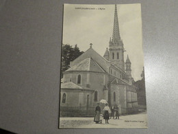 SAINT JULIEN L'ARS, VIENNE, L'EGLISE, CPA - Saint Julien L'Ars