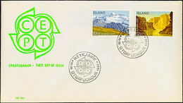 Islande - Island - Iceland FDC3 1986 Y&T N°601 à 602 - Michel N°648 à 649 - EUROPA - FDC