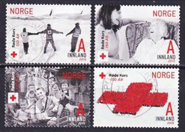 2015. Norway. 150th Anniv Of Red Cross. Used. Mi. Nr. 1874-77 - Usados