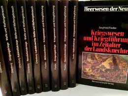 Konvolut: 10 Bände (von10) Heerwesen Der Neuzeit.  Abteilung I - V Komplette Ausgabe. - Police & Military