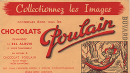 Buvard Ancien /Chocolat/CHOCOLATS POULAIN/Collectionnez Les Images/"Joli Chapeau"/BLOIS/1955-65   BUV538 - Chocolat